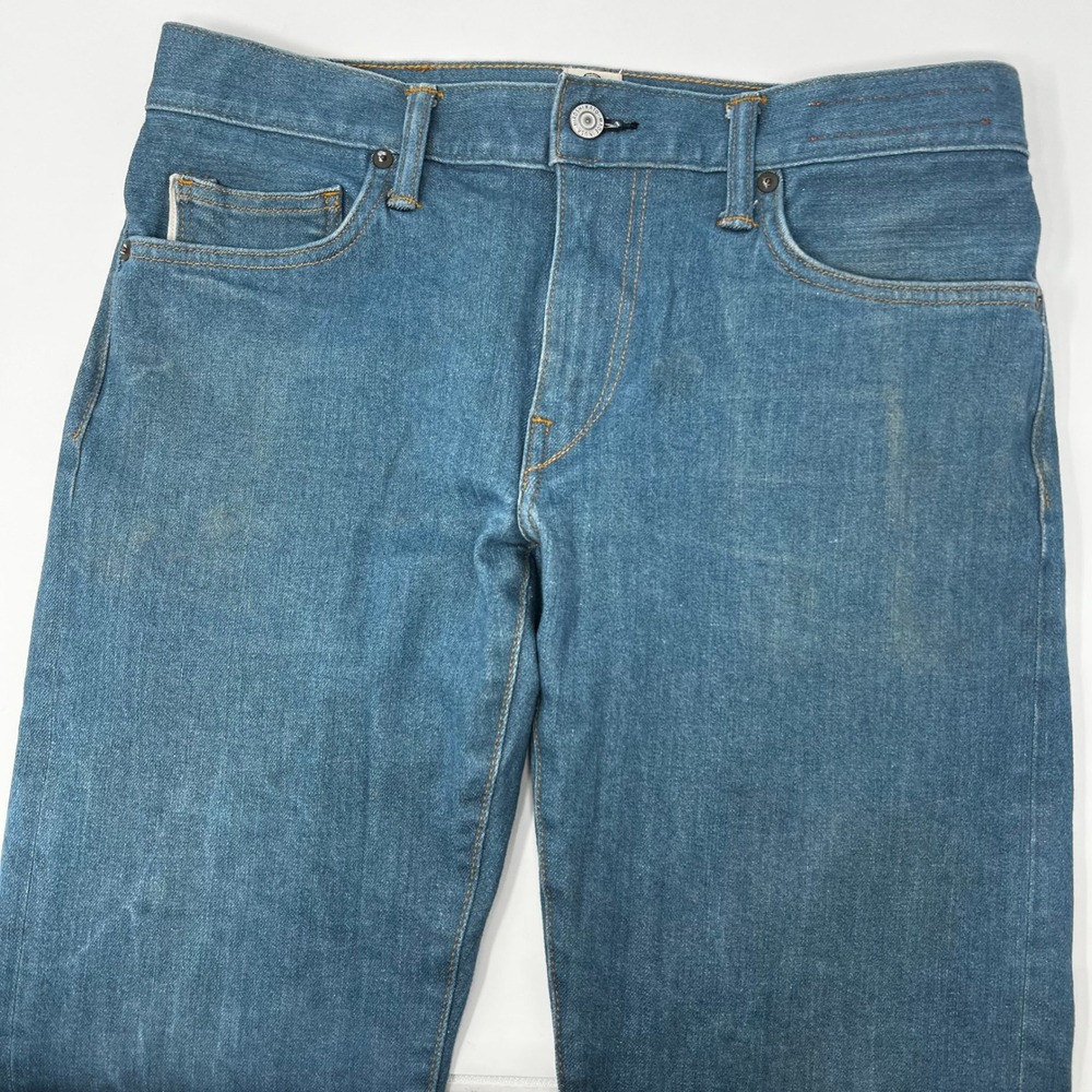 Hiroshi Kato The Pen Slim Old Blue Raw Selvedge Denim Jeans Mens 32 Made in USA